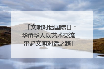 文明对话国际日：华侨华人以艺术交流串起文明对话之路